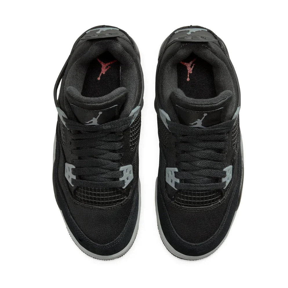 Air 4 Jordan Black GS Canvas Retro 0710